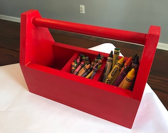 Wooden Tool Box Organizer