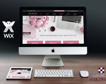 The Prestige Business - Wix Template, Wix Theme, Wix Website Design, Website Template, Business Template, Business Websites, Wix, Web Design