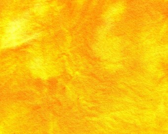 YELLOW ORANGE hand dyed, felted wool for rug hooking and other fiber arts projects