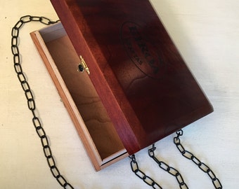Found Objects Cigar Box Purse