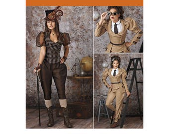 Simplicity 8114 Misses' Steampunk Costume Sewing Pattern