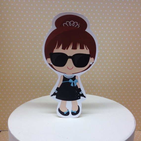 Breakfast at Tiffanys Party Cake Topper