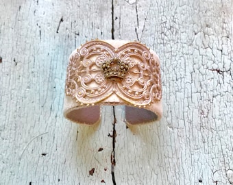 The Crown Adjustable Cuff Bracelet