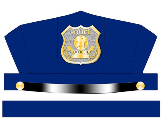 digital-download-blue-police-hat-printable