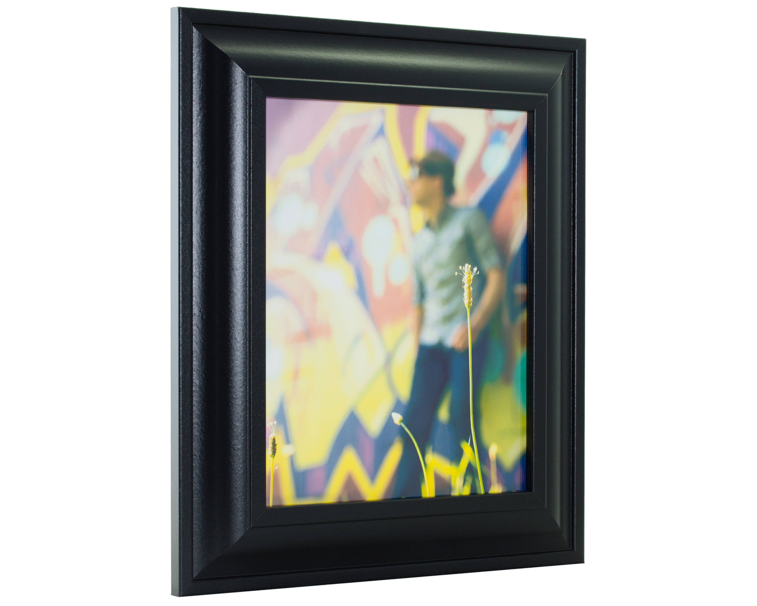 Craig Frames, 20x24 Inch Black Picture Frame, Contemporary Upscale 2" Wide (21834700BK2024) from