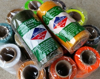 Choose Any 1 MM Linhasita Waxed Polyester Spools/ Strings/ Macrame Supply