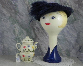 SPECIAL SALE-Wig Hat Stand From Orginal Stangl Mold