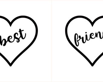Free Free 273 Best Friends Svg Heart SVG PNG EPS DXF File