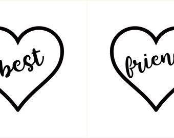 Free Free 81 Best Friends Heart Svg Free SVG PNG EPS DXF File