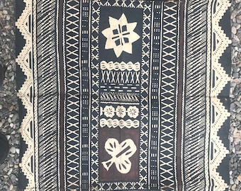 Vintage Tapa Cloth from Hawaii