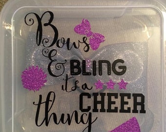 Cheer bow holder