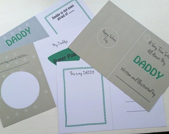 Instant Download Fathers Day Colour In Book