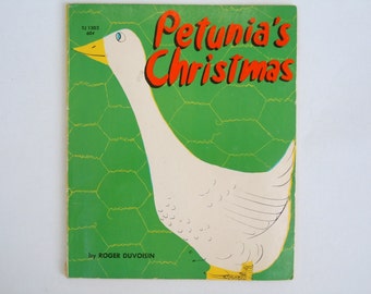 Petunia's Christmas Roger Duvoisin First Scholastic Printing 1967