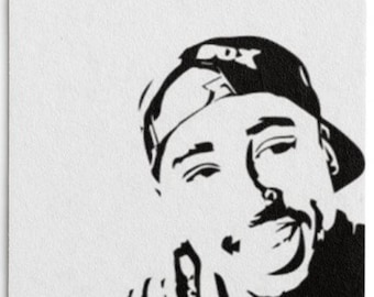 Tupac Paper Drink Coaster