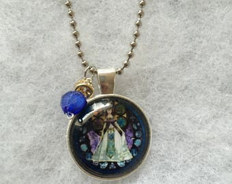 Handmade Griselda Necklace with Charm