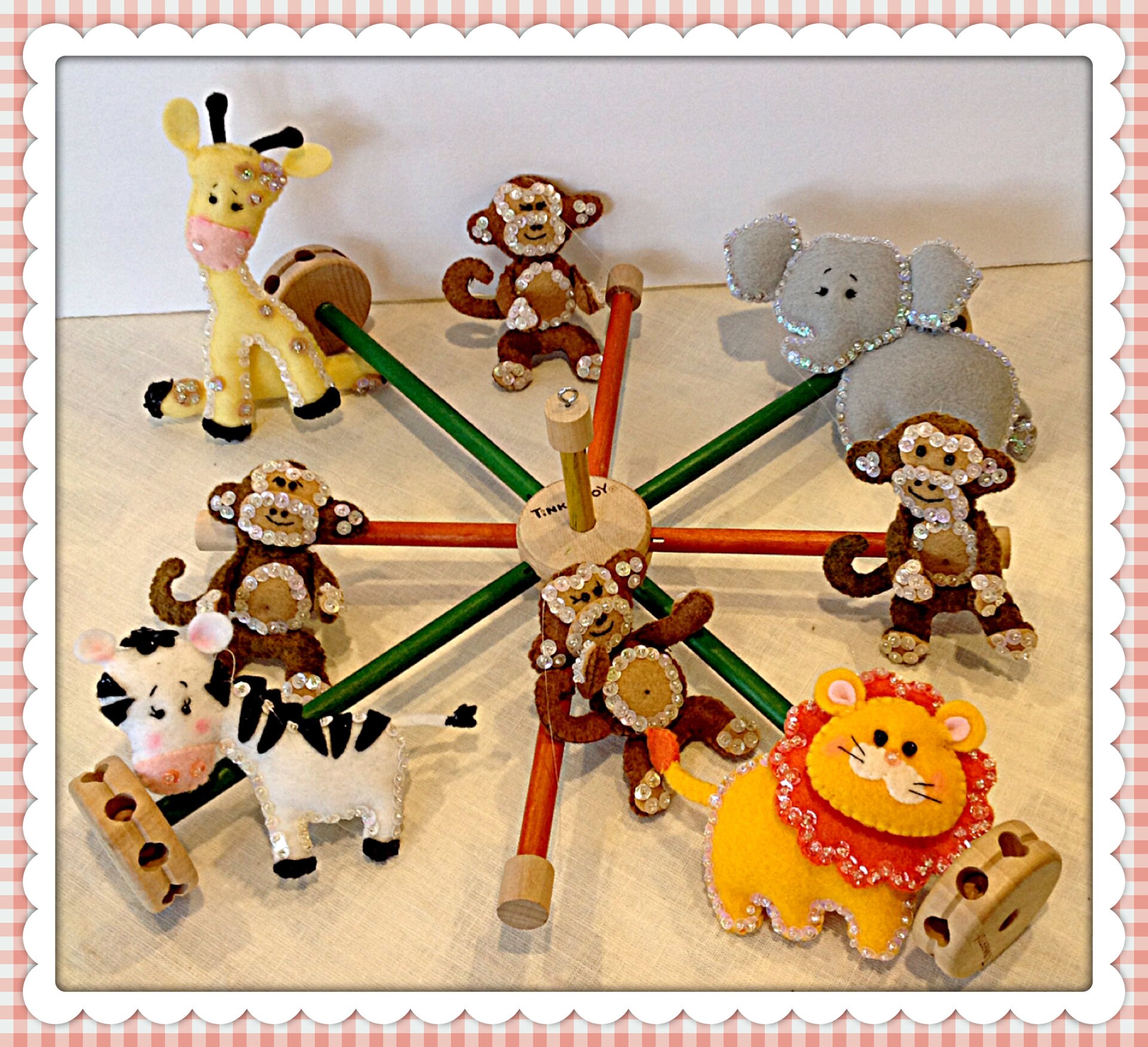 jungle animal mobile jungle crib mobile jungle nursery baby shower