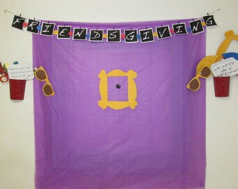FRIENDS themed Friendsgiving Banner