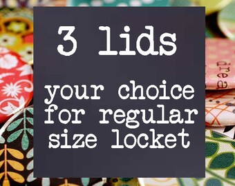 XTRA Lids for Polarity Recycled Magnetic LOCKET Regular Size
