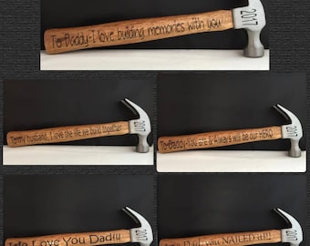 Grandfather Gift Fathers Day Grandpa Gift Grandparent Gift Personalized Hammer PawPaw Gift Godfather Gift Christmas Gift Step-Dad