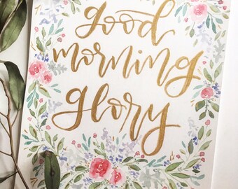 Good Morning Glory Print
