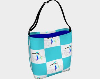 Bold Blue Hummer In Turquoise