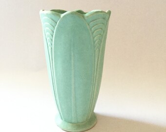 Brush McCoy Art Deco Stoneware Vase