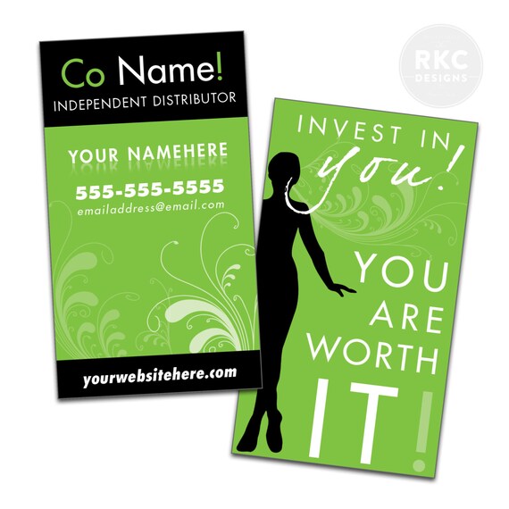 it works business cards