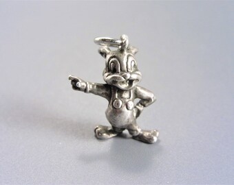 Vintage Sterling Rabbit Charm