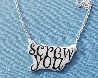 Simple and Sweet. Statement Necklace.