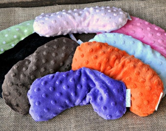 Aromatherapy Eye Pillow, Hot/Cold Microwave Heat Bag, Rice Pack, Migraine, Stress, Relaxation