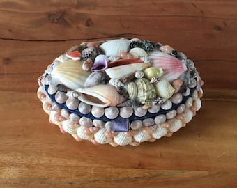 Oval Shell Trinket Box