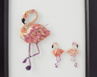 Flamingo Needleminder / Pink Flamingo Needle Minder