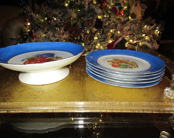 SALAD BOWL with PLATES