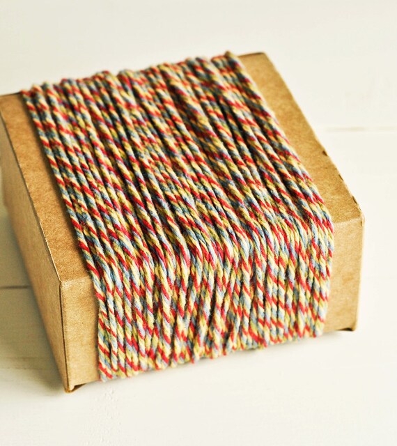 Thick Cotton Twine in Cottage Twist 10 Yards Packaging