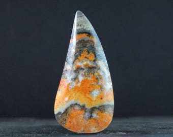 Free form fabulous Bumble bee jasper cabochon B6818