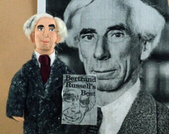 Historical Art Doll Bertrand Russell One of Kind Miniature Character by Uneek Doll Designs