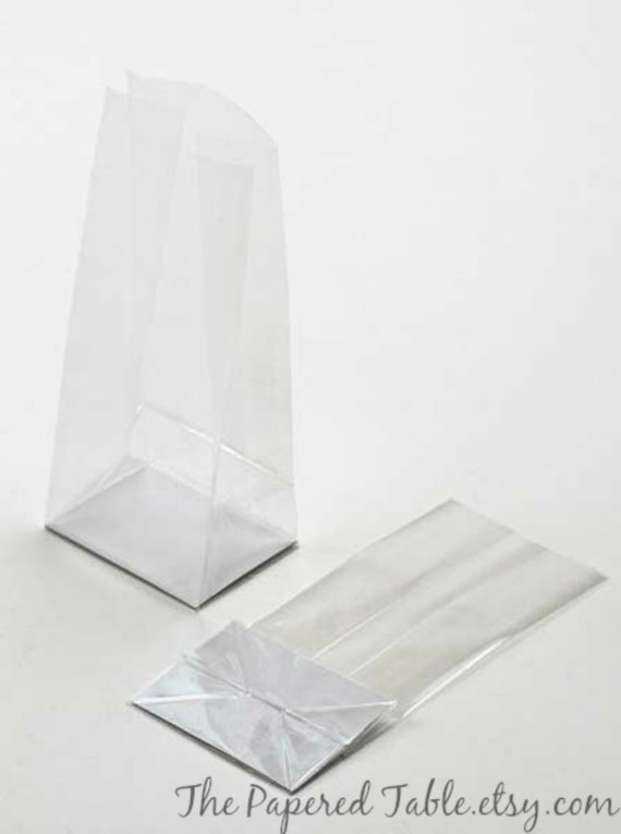 Clear Cello Bags 12 Cellophane Bags CAKE POP BAGS Mini