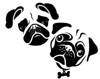 Download Pugs dog svg | Etsy