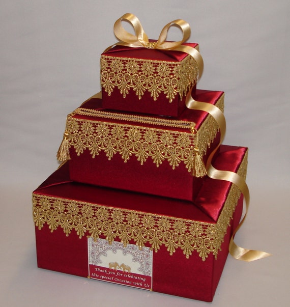 indian wedding card boxany colors