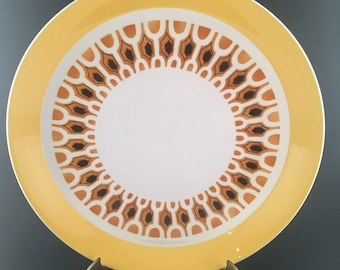 Vintage Mikasa Duplex by Ben Seibel "Habitat" Round Deep Serving Plate Chop Plate/Vintage Mikasa Chop Plate