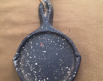 Old fashioned cast iron fry pan looking candle holder. You choose type!