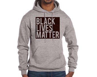 Black Lives Matter Gray Hoodie