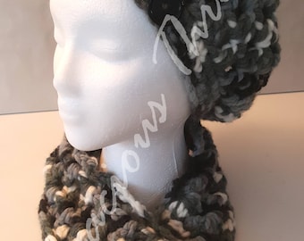 Chunky Hat and Cowl
