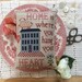 Cross Stitch Pattern Home Is Where You Hang Your Heart Annie Beez Folk Art PDF PAttern Sheep Heart Blue House Checkerboard