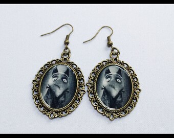 Earrings Frankenweenie Sparky Cameo Earrings