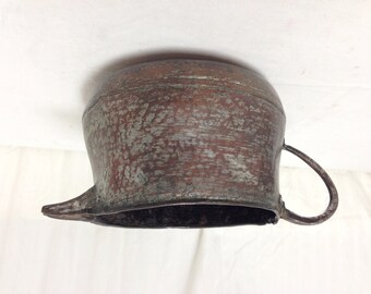 Copper & Zinc pot,Hand Forged, Vintage, Antique, Pouring Pot