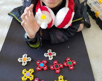 Hand Spinner Fidget Toy "Buzzy" (1/2" Stainless Steel)
