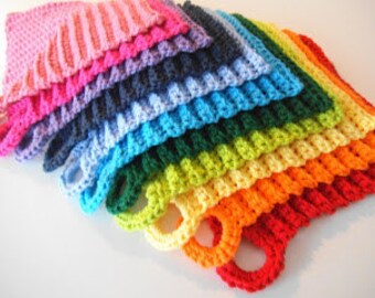 Mitered dishcloth/potholder crochet pattern
