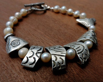 Extra Large Bracelet - Greek Worry Fish Beads
