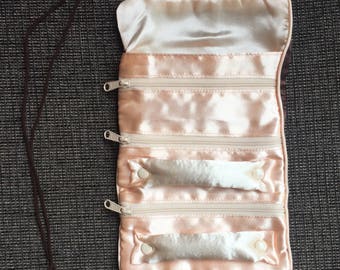 Travel Jewelry Storage Jewelry Organizer Jewelry Holder Jewelry Roll -- Free Shipping --